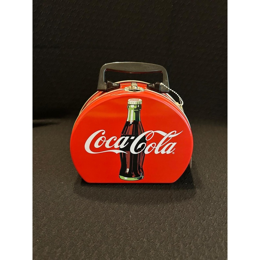 Vintage 90s Era Coca-Cola Tin Lunchbox